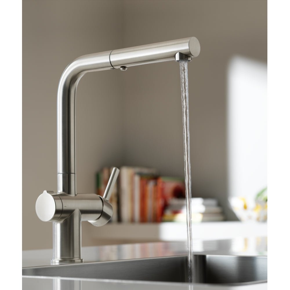 Franke Active Twist uittrekbare uitloop RVS - look - KCB Keukenkranen