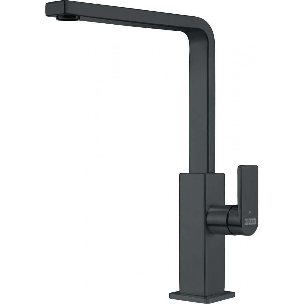 Franke Mythos Vaste uitloop Industrial Black - KCB Keukenkranen