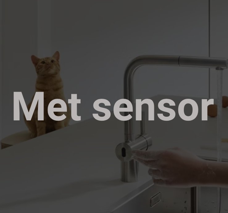 Kranen - Infraroodsensor - KCB Keukenkranen